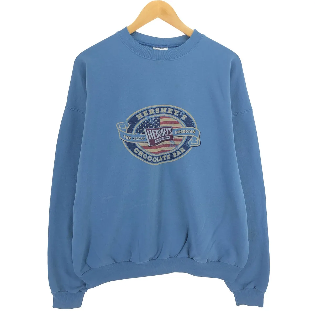 00'S Hanes HERSHEY'S Advertising Sweatshirt Trainer Men's XL size / eaa479857
