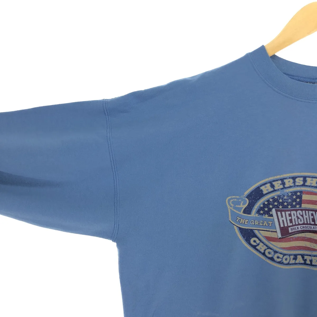 00'S Hanes HERSHEY'S Advertising Sweatshirt Trainer Men's XL size / eaa479857