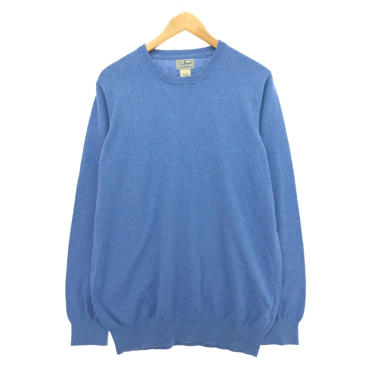00'S LLBean Cotton Knit Sweater Men's Size L /eaa410994