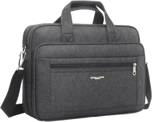 14 Inch Laptop Case, Waterproof Briefcase Expandable Design, Non Deformable Shoulder Bag for Business Professionals