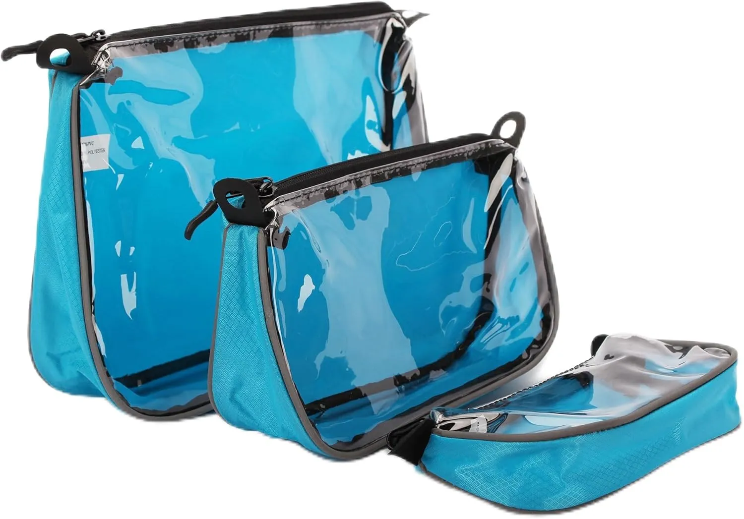 3pcs Clear Makeup Cosmetic Toiletry Organizer Bag, Perfect for Travel & Daily Life, Pass Security Check, Waterproof Transparent Small Clear Handbag Purse