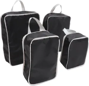 4pcs Compression Cubes for Travel Luggage Packing Organizers Diaper Bag Packing Cubes