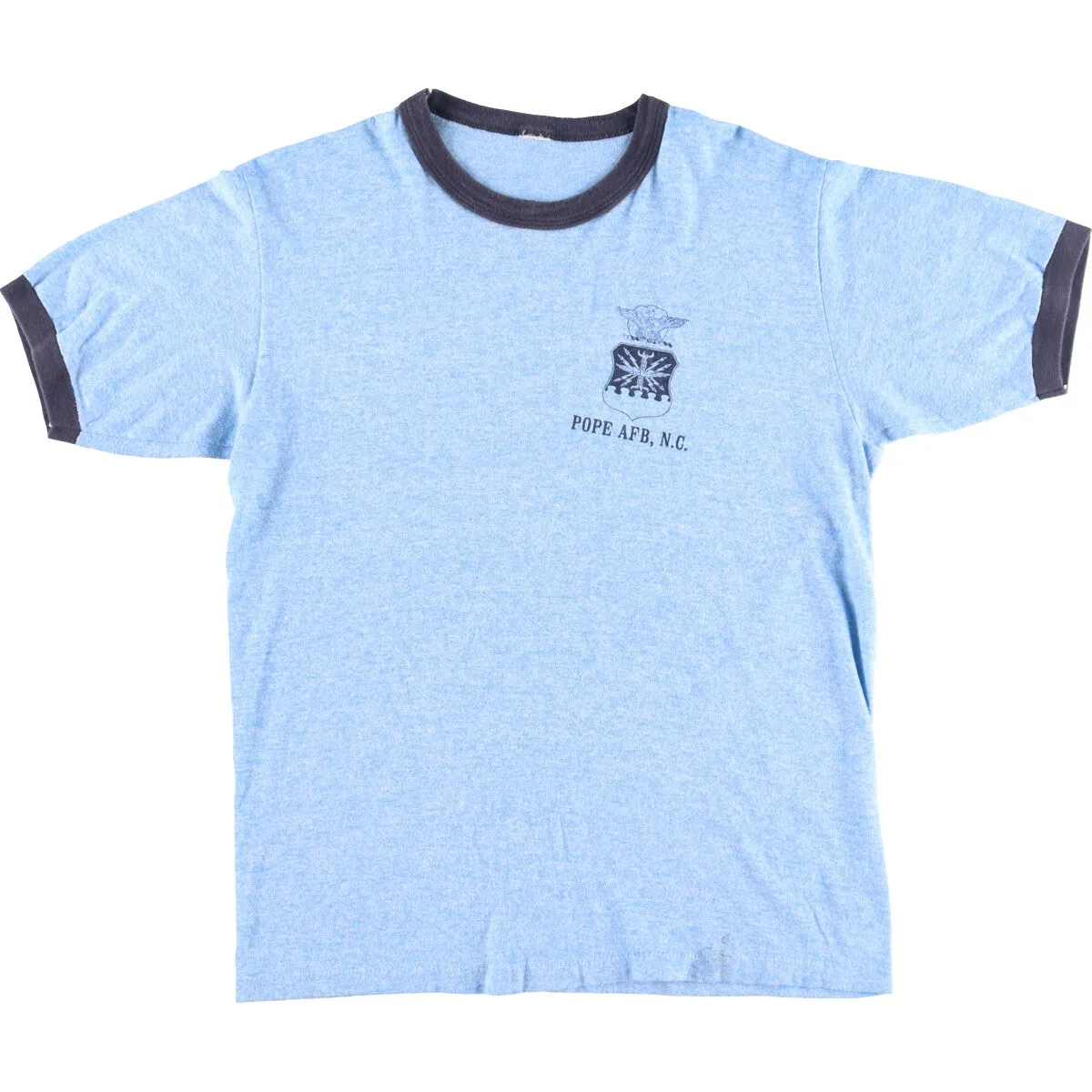 70s~80'S Ringer Print T-shirt Men's M Vintage /eaa428516