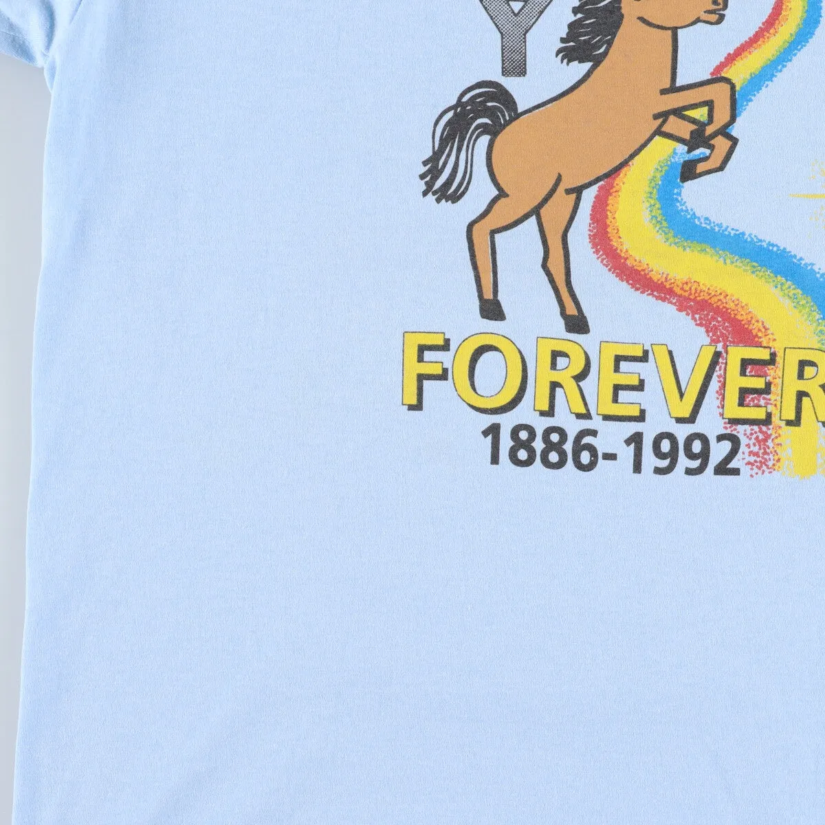 80'S Hanes Fifty-Fifty Blue Tag Printed T-Shirt Made in USA Men's L Vintage /eaa425336