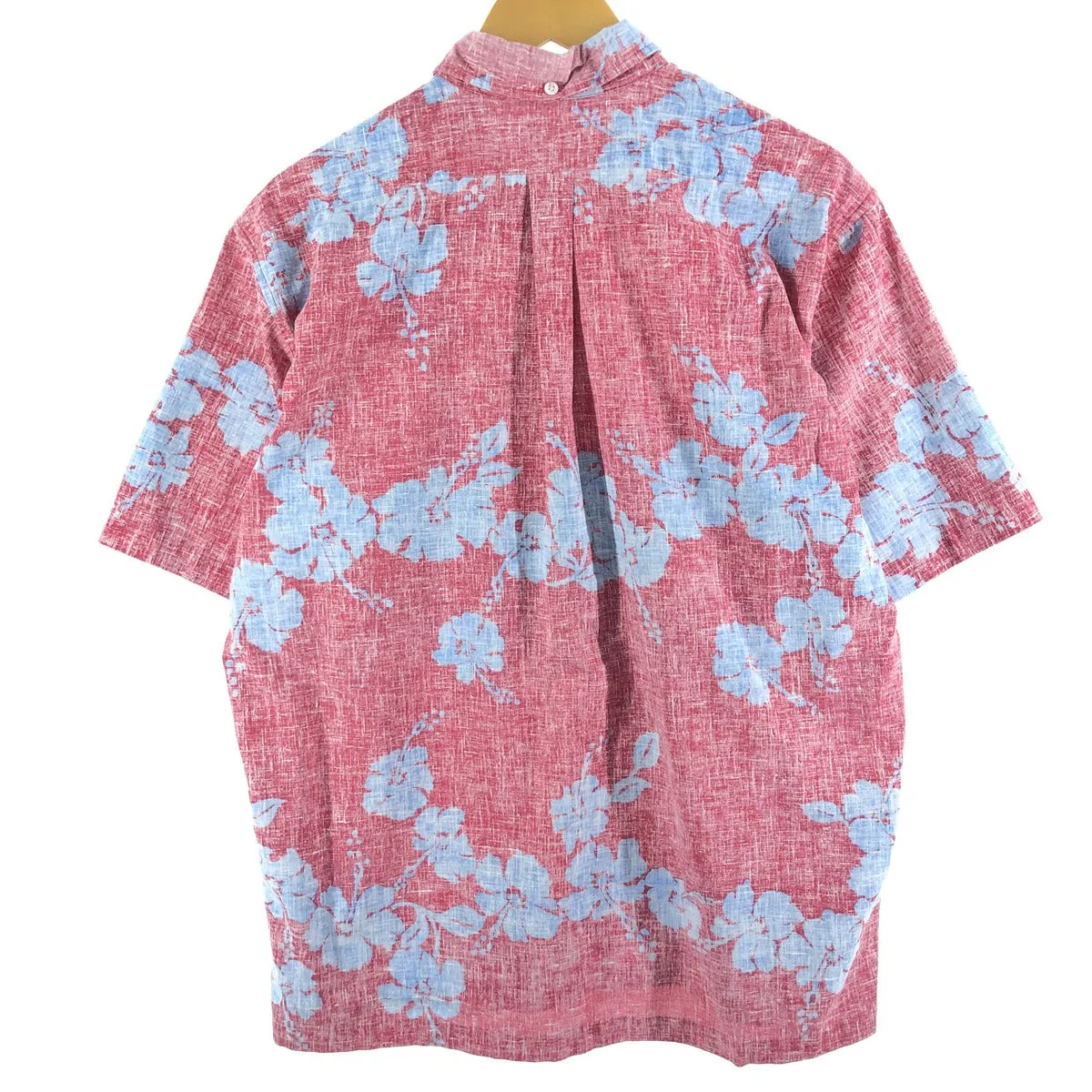 80'S Reyn Spooner Gold Tag Nude Tag All-Over Print Button-Down Hawaiian Aloha Shirt Made in Hawaii Men's XL /eaa357541
