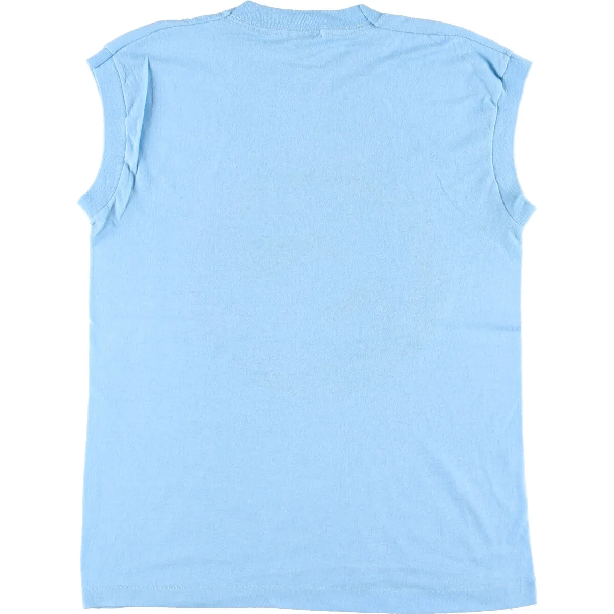 80's SCREEN STARS Sleeveless Printed T-Shirt Made in USA Men's M Vintage /eaa430302