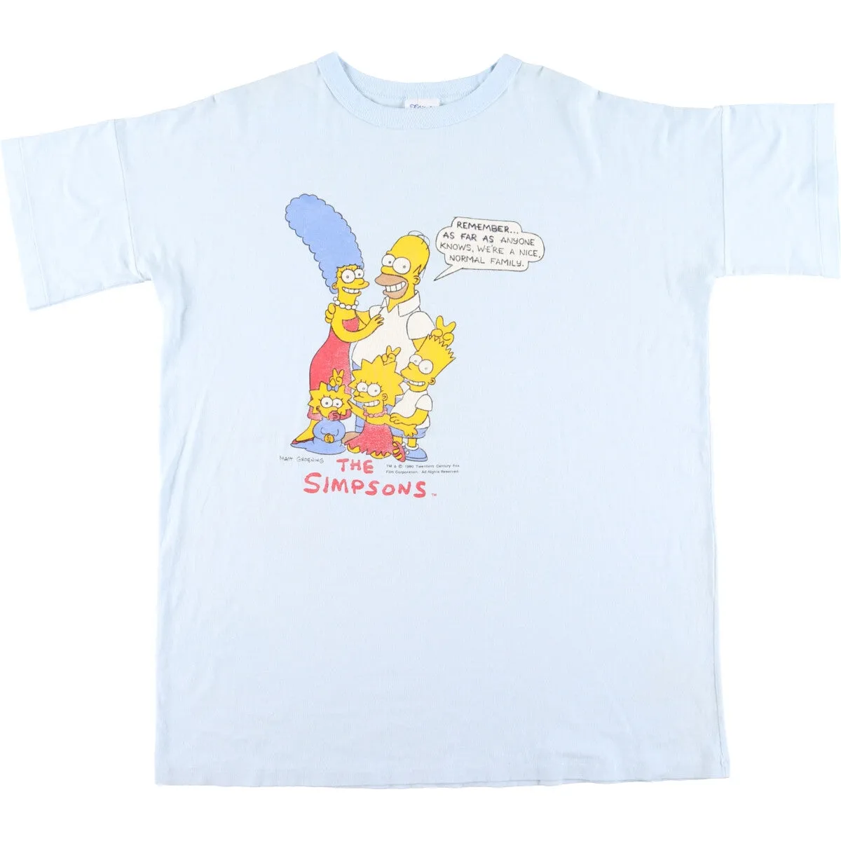 90'S FLIRTS THE SIMPSONS Simpsons character print T-shirt Men's XXL Vintage /eaa433050