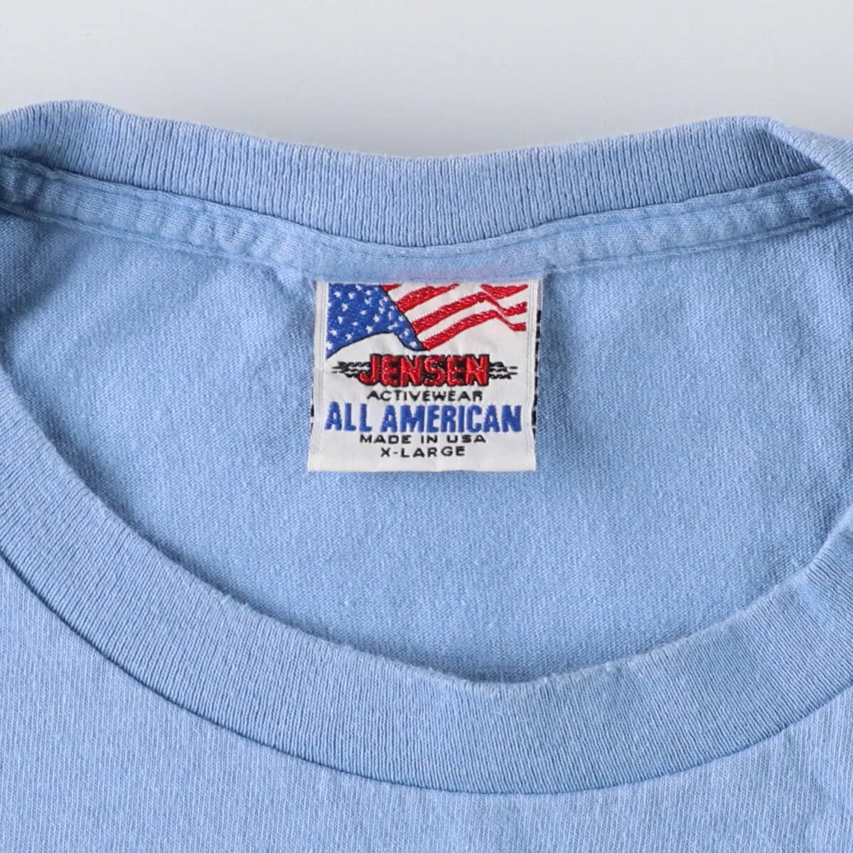 90'S JENSEN back print short sleeve printed T-shirt made in USA men's XL vintage /eaa425792