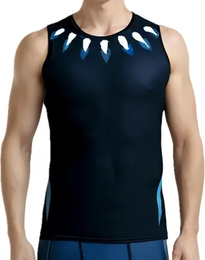Anime Cosplay Outfit Gear 3D Bodybuilding Tank Top Compression Vest for Men
