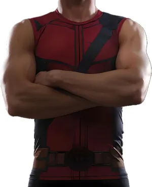 Anime Cosplay Outfit Gear 3D Bodybuilding Tank Top Compression Vest for Men