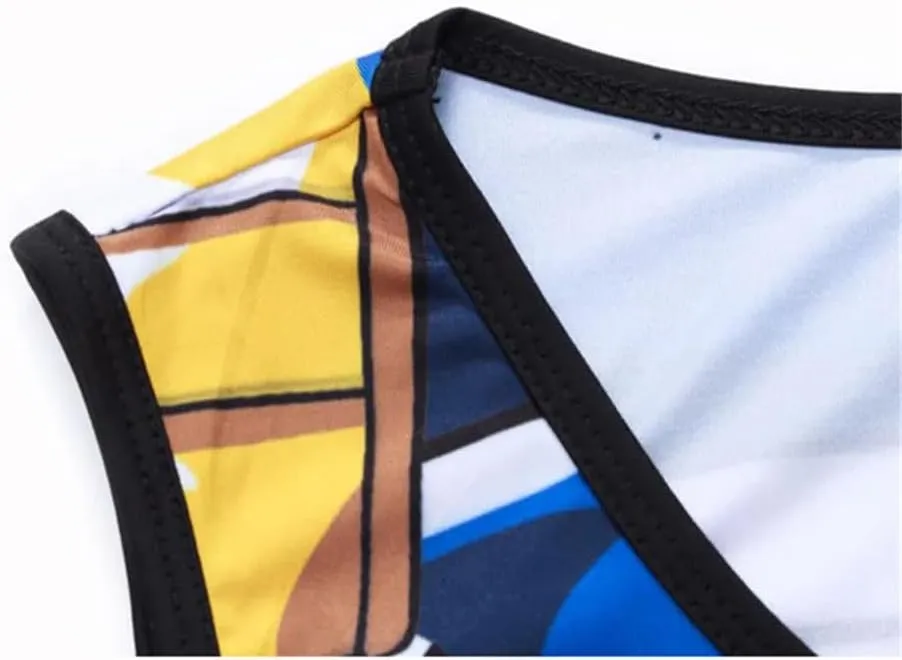 Anime Cosplay Outfit Gear 3D Bodybuilding Tank Top Compression Vest for Men