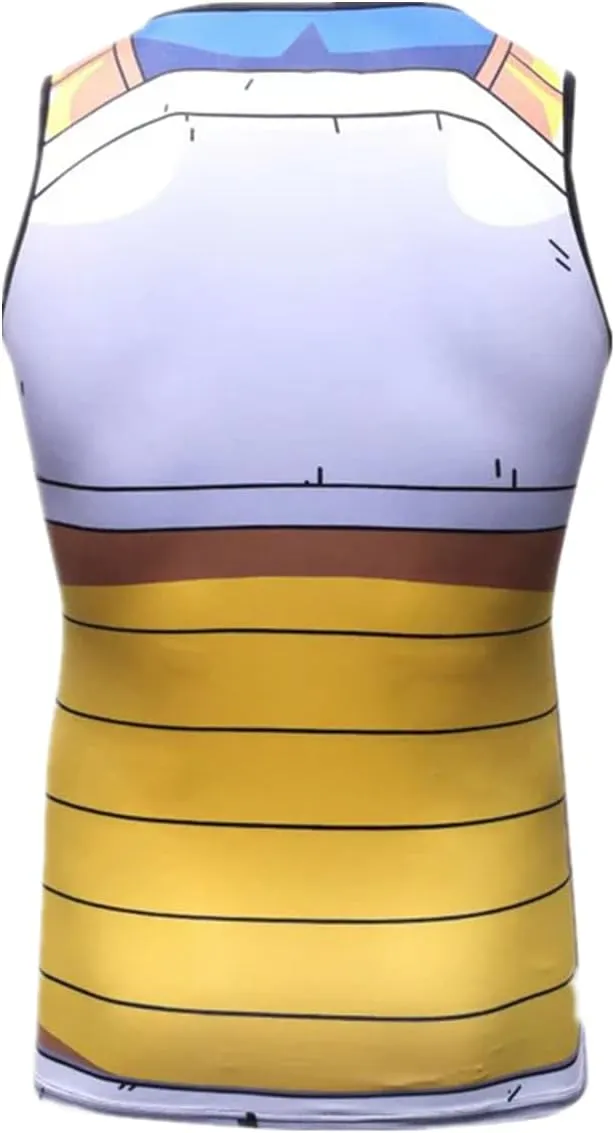 Anime Cosplay Outfit Gear 3D Bodybuilding Tank Top Compression Vest for Men