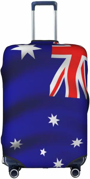 Australian flag Print Washable Suitcase Cover Protective Luggage Cover Anti Scratch Travel Gear Protector
