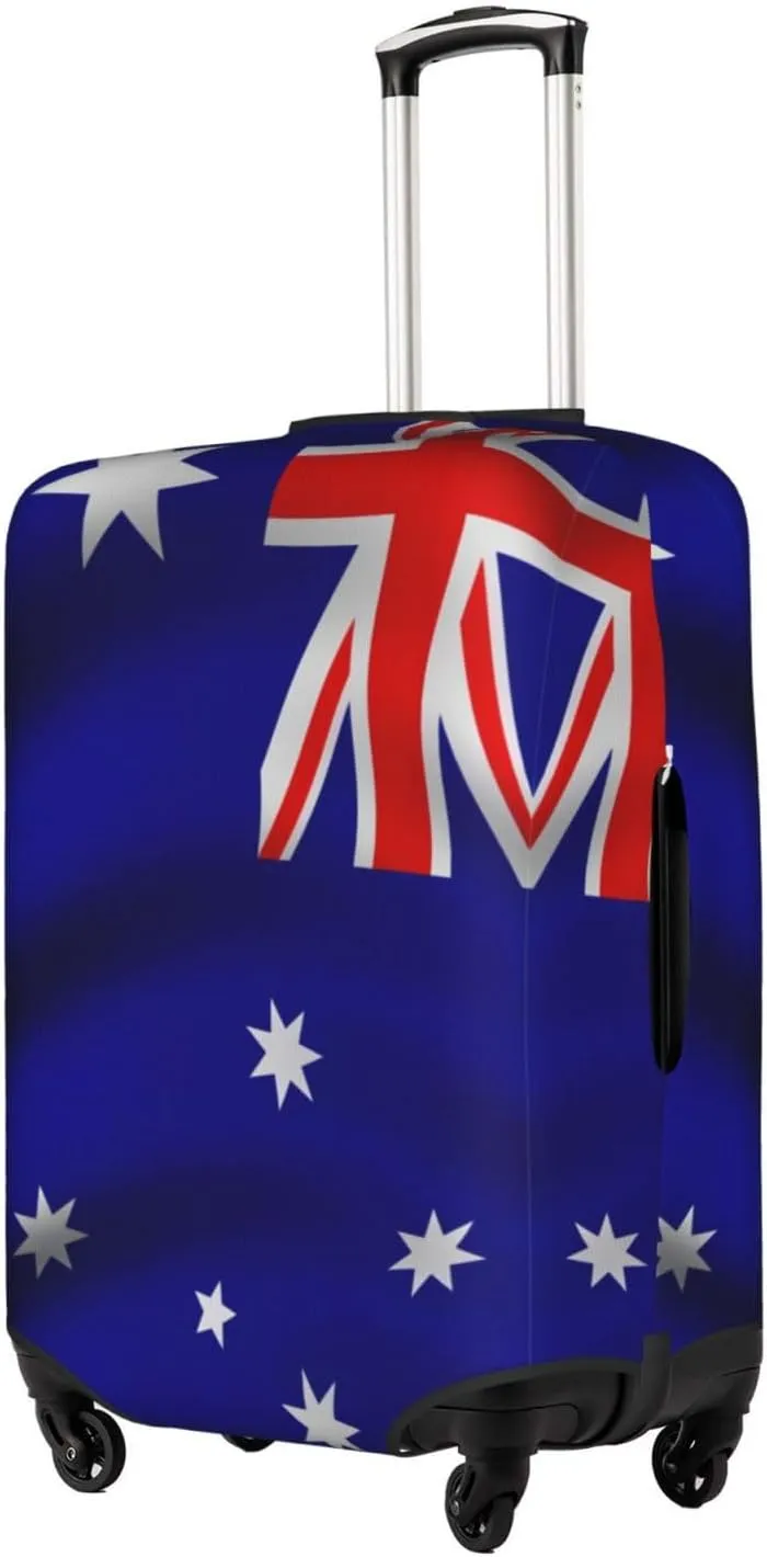 Australian flag Print Washable Suitcase Cover Protective Luggage Cover Anti Scratch Travel Gear Protector