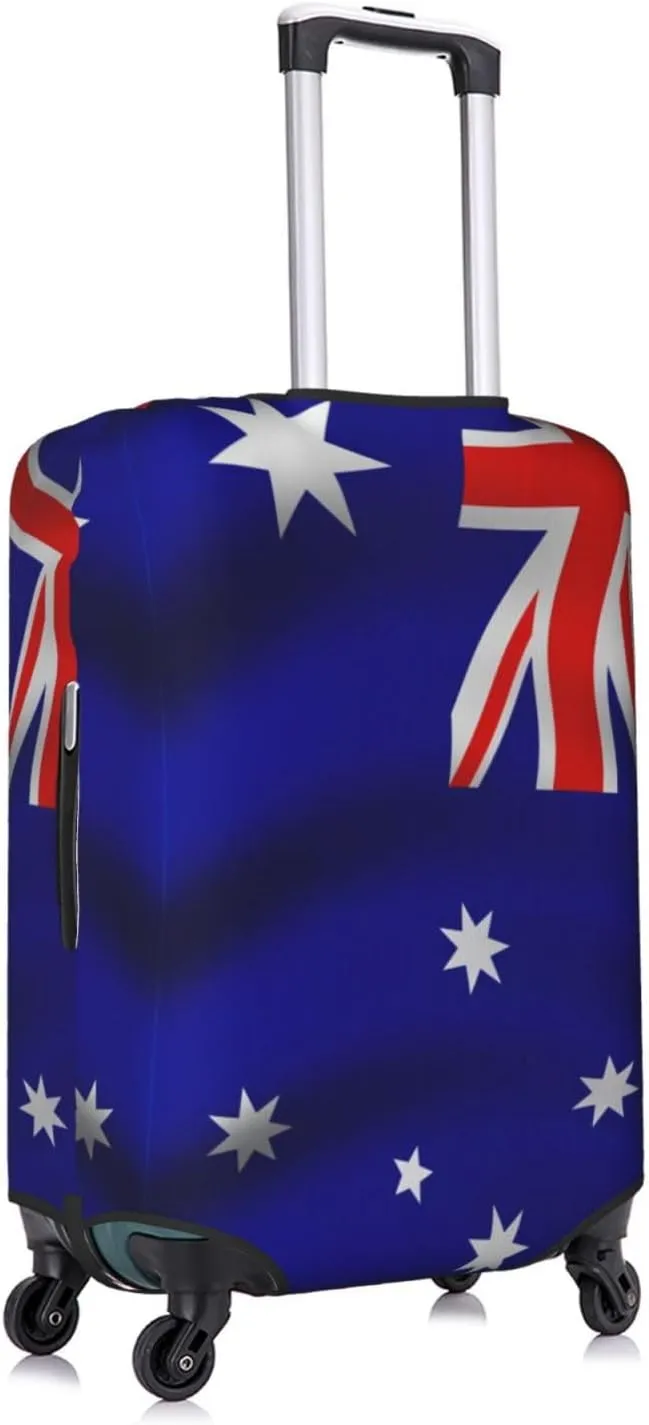 Australian flag Print Washable Suitcase Cover Protective Luggage Cover Anti Scratch Travel Gear Protector
