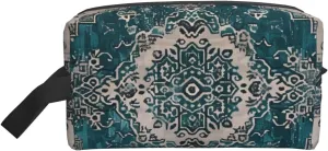 Aztec Women's Small Cosmetic Makeup Organizer Bags Western Portable Roomy Makeup Bags Travel Water Resistant Toiletry Bag Accessories Organizer, Cloth Bags Coin Pouch