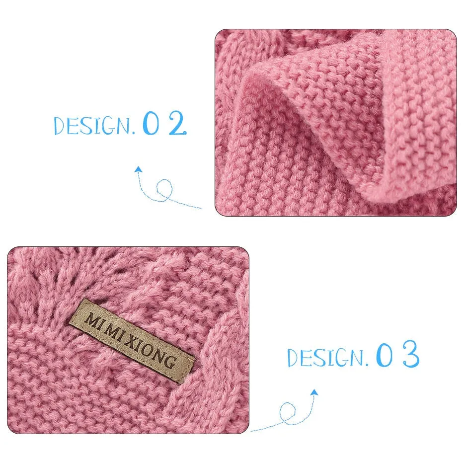 Baby Cable Knitted Blanket