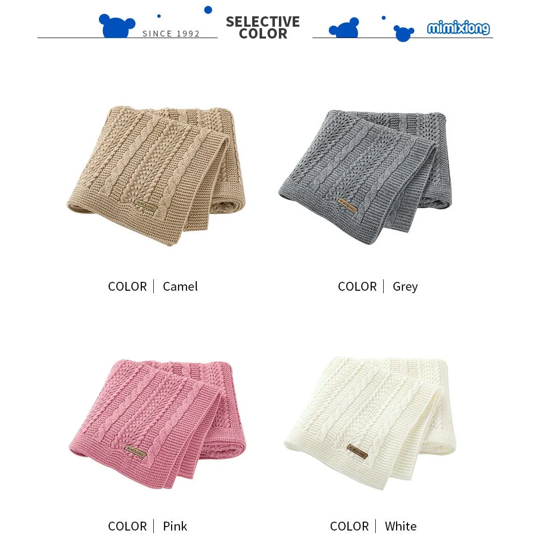 Baby Cable Knitted Blanket
