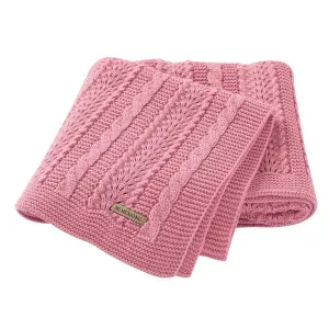 Baby Cable Knitted Blanket