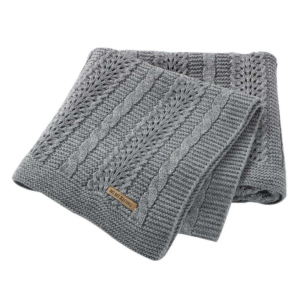 Baby Cable Knitted Blanket