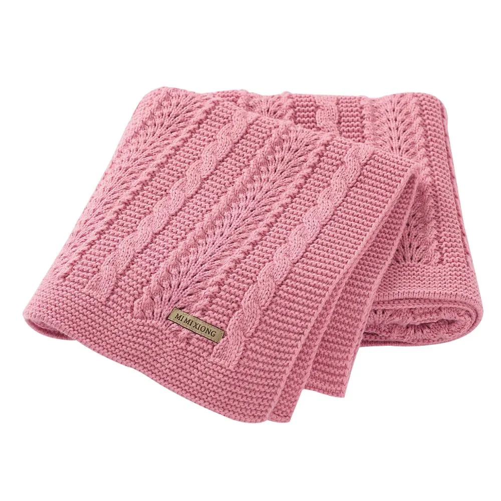 Baby Cable Knitted Blanket