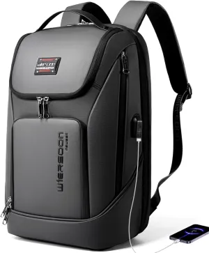 Backpack for Men, Laptop Backpack for 15.6inch Notebook, Travel Backpack for Men with USB Charging Port,Waterproof Business Backpacks, Work Backpacks for Traveling, Commute and Office