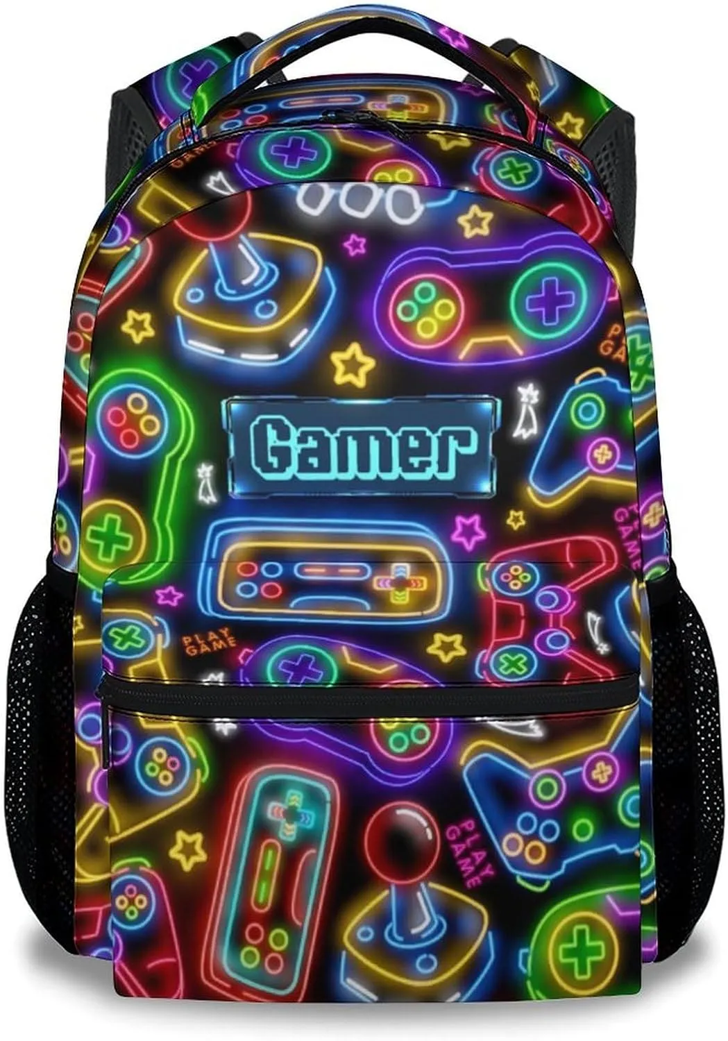 Backpacks for Boys - Cool Gamer Travel Backpack for Kids - 17 Inch Bookbag for Elementary Primary School - Back to School Supplies