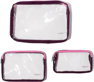 Baggallini Clear Travel Pouches