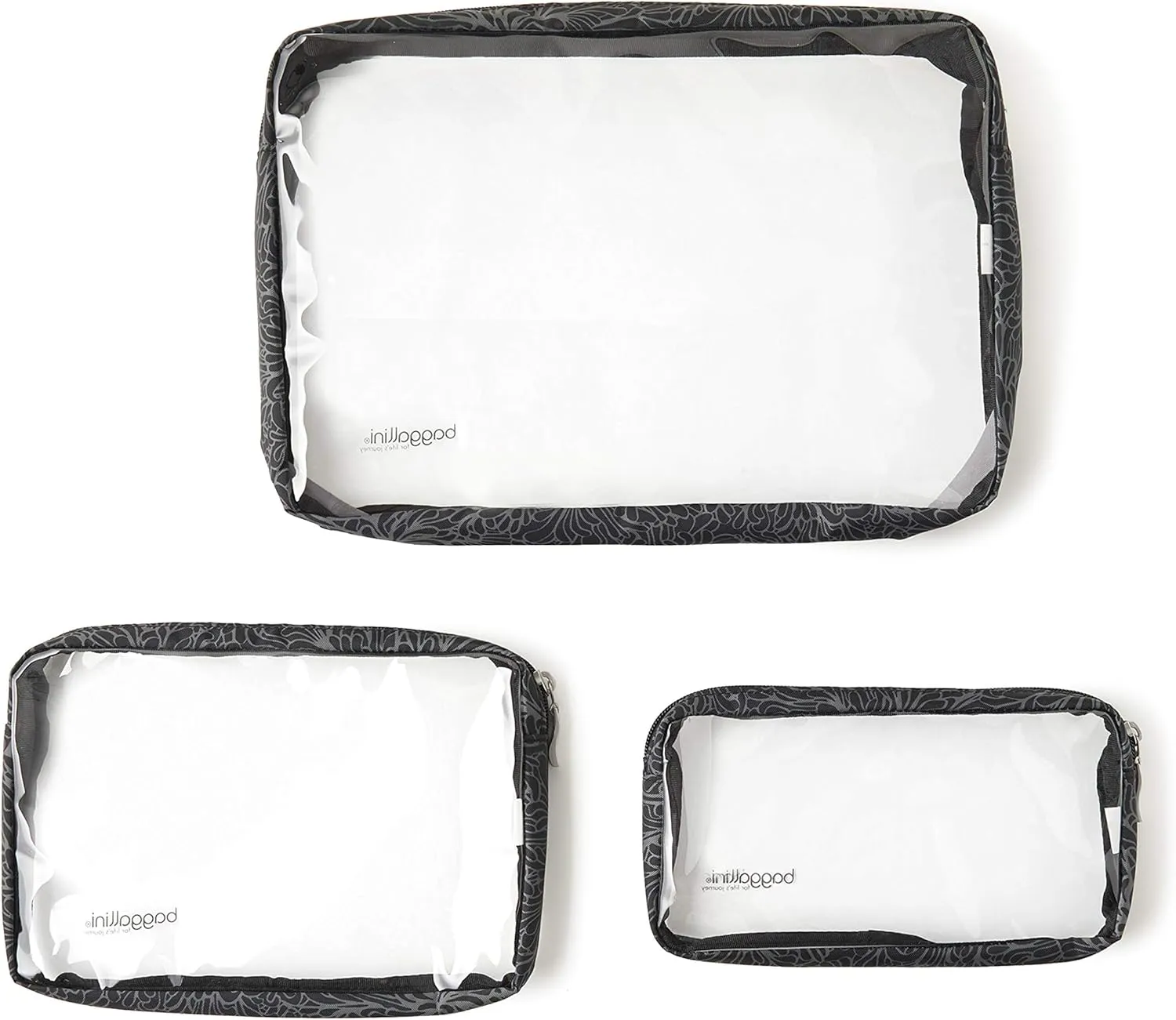 Baggallini Clear Travel Pouches