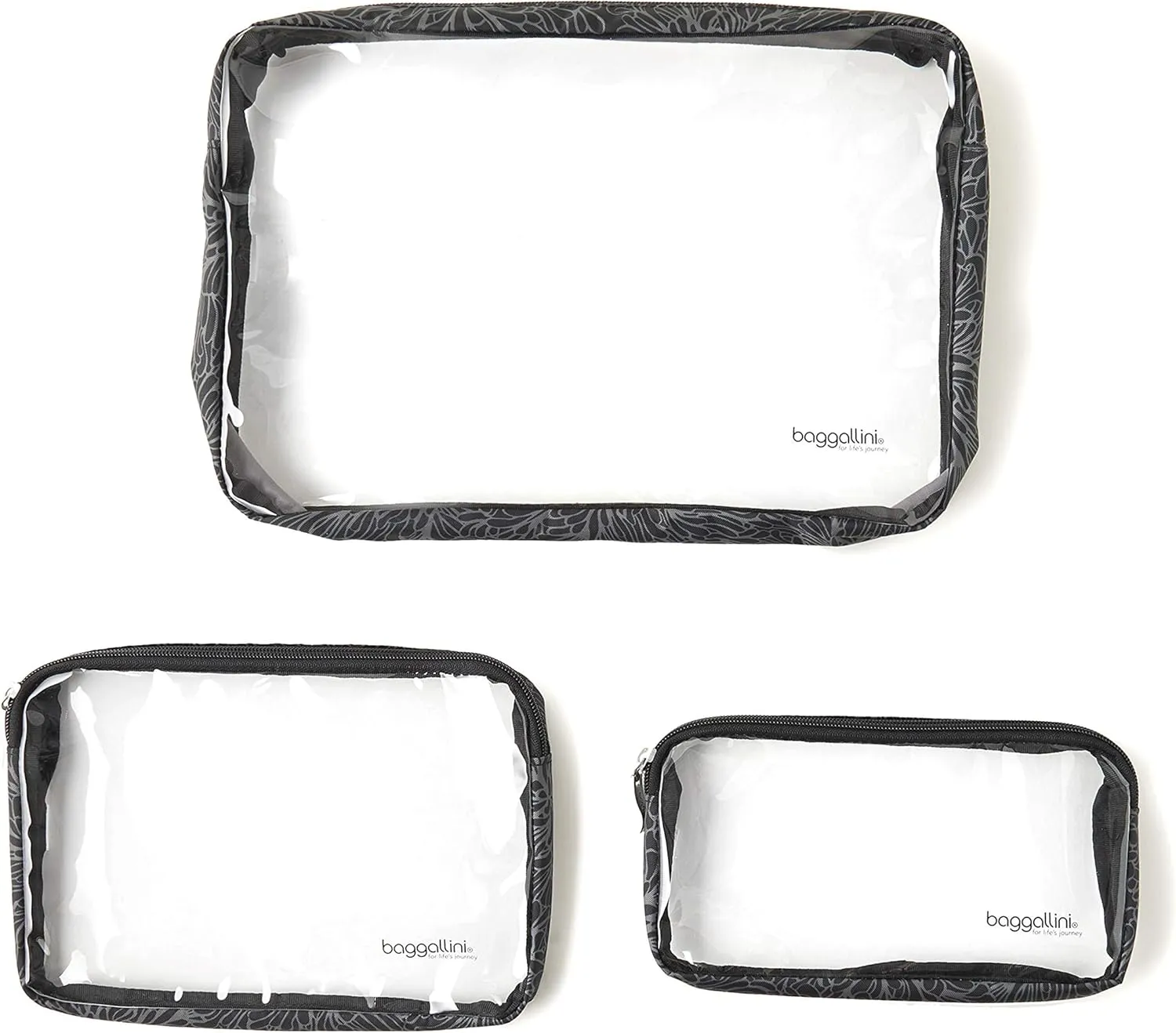 Baggallini Clear Travel Pouches