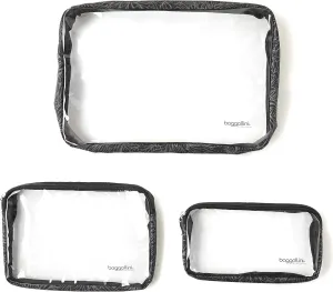 Baggallini Clear Travel Pouches