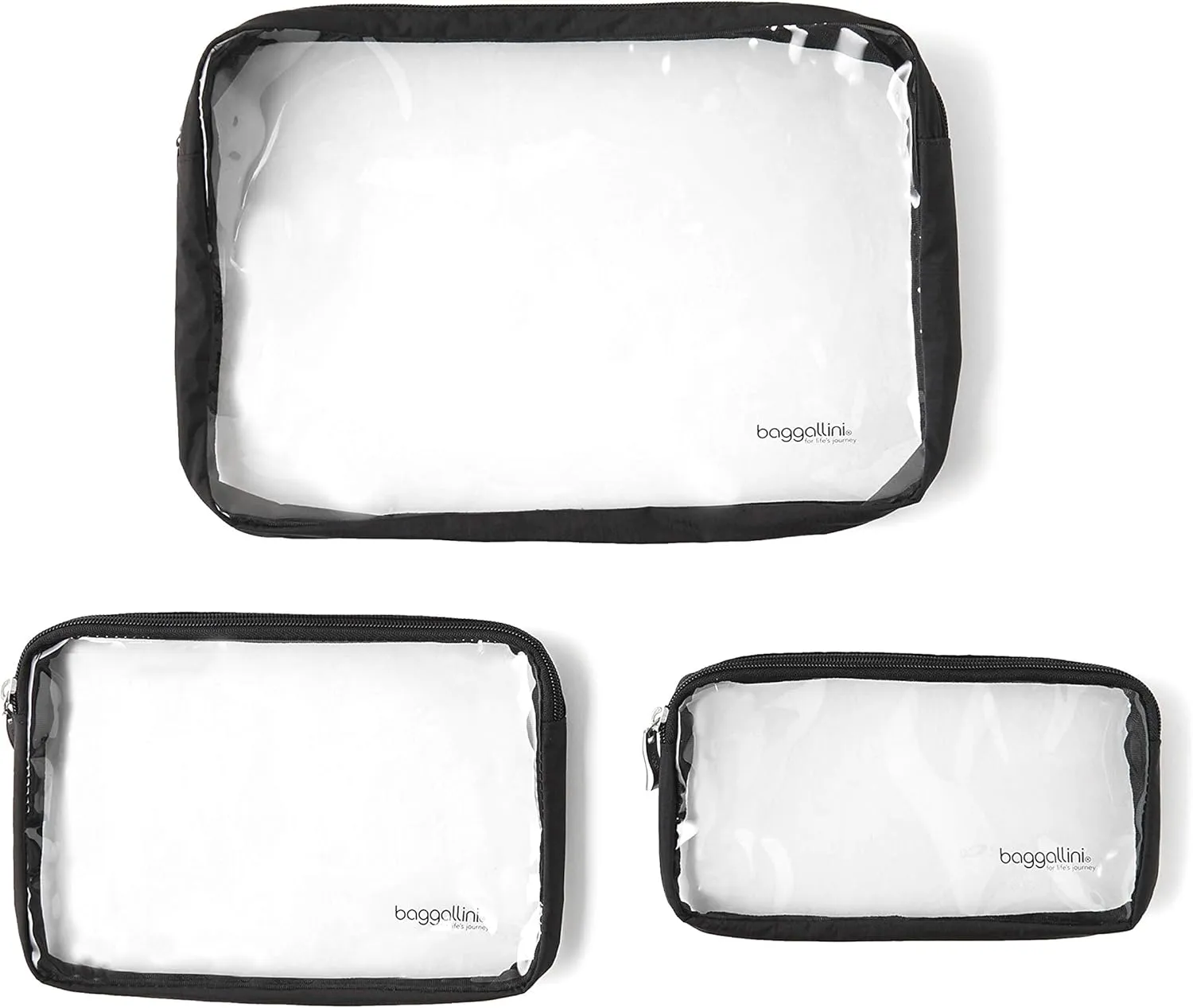 Baggallini Clear Travel Pouches