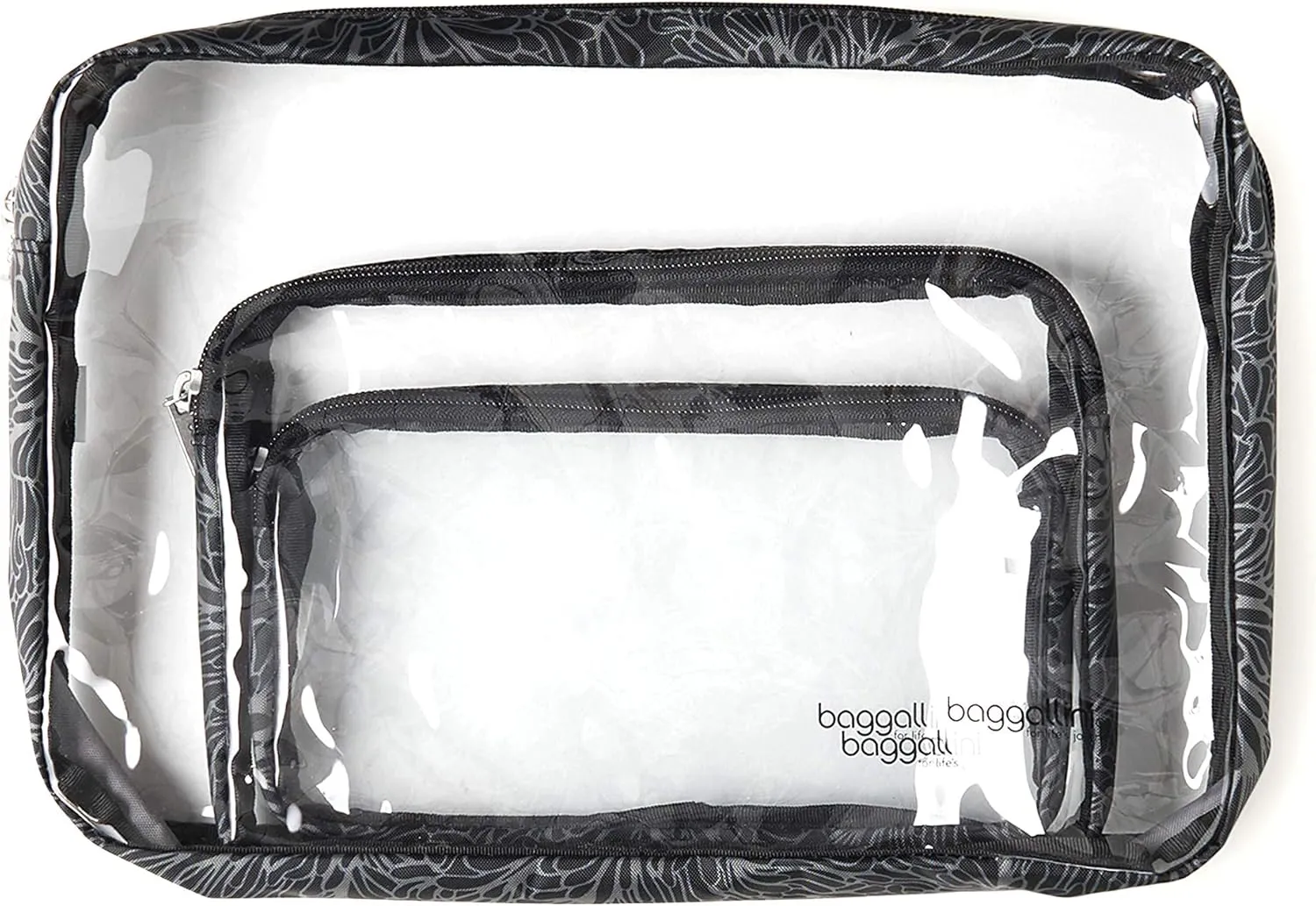 Baggallini Clear Travel Pouches