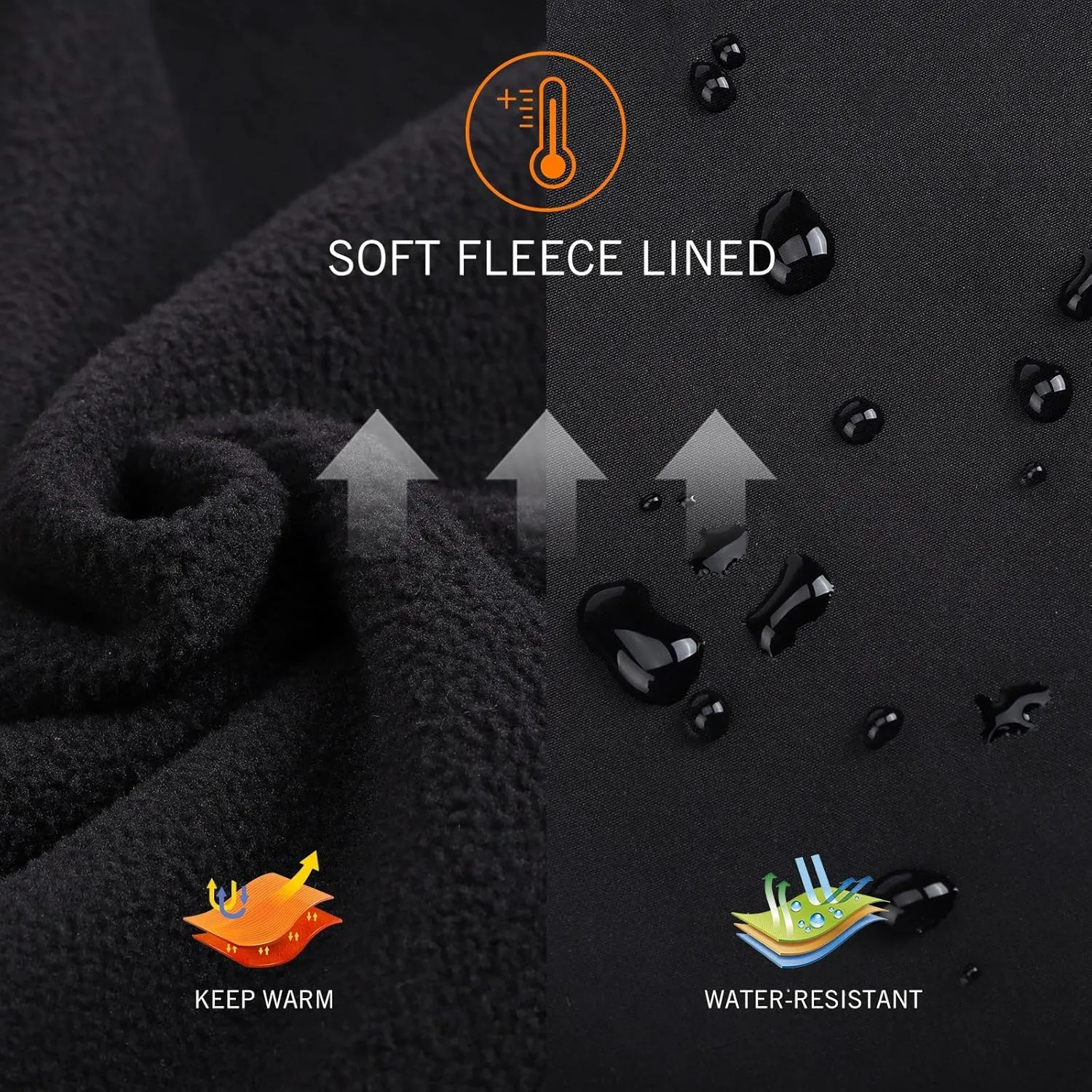 baleaf Women's Cycling Jacket Windproof Thermal Winter Running Cold Weather Gear Waterproof Softshell Warm