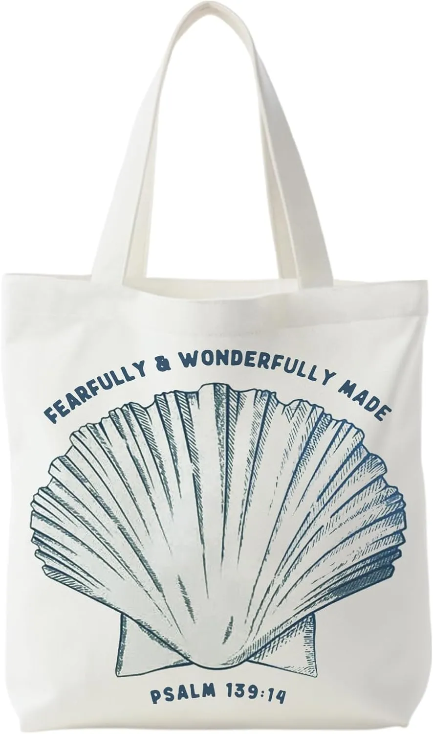 Beach Tote Bag, Species of Sharks Canvas Tote Bags for Women