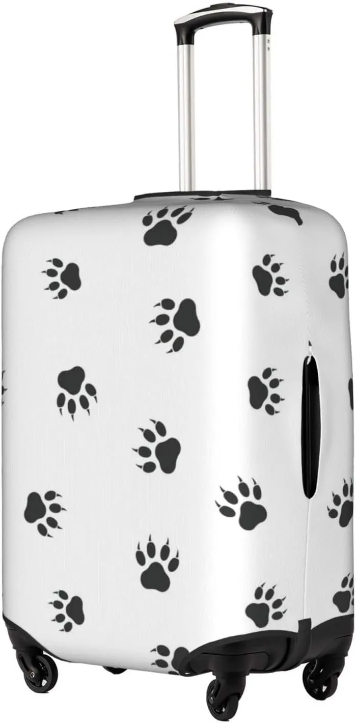 Bear paw Print Washable Suitcase Cover Protective Luggage Cover Anti Scratch Travel Gear Protector