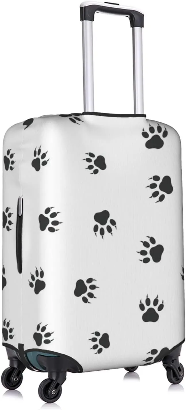 Bear paw Print Washable Suitcase Cover Protective Luggage Cover Anti Scratch Travel Gear Protector