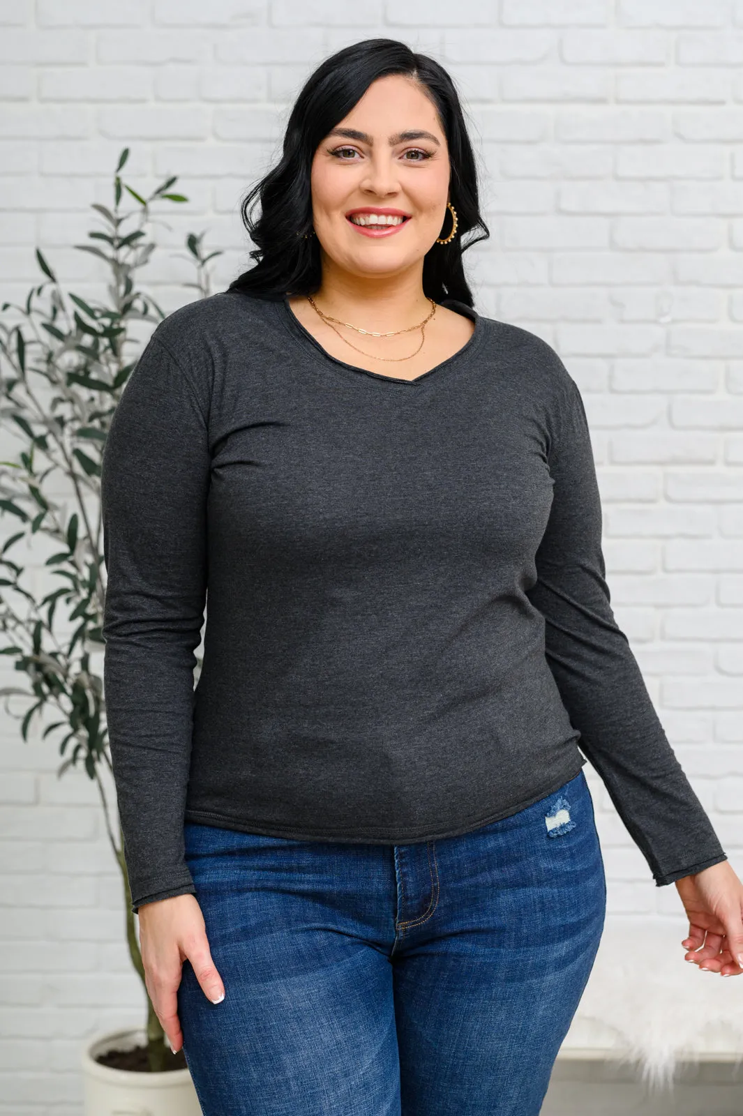 Beautiful Basics Raw Edge Top