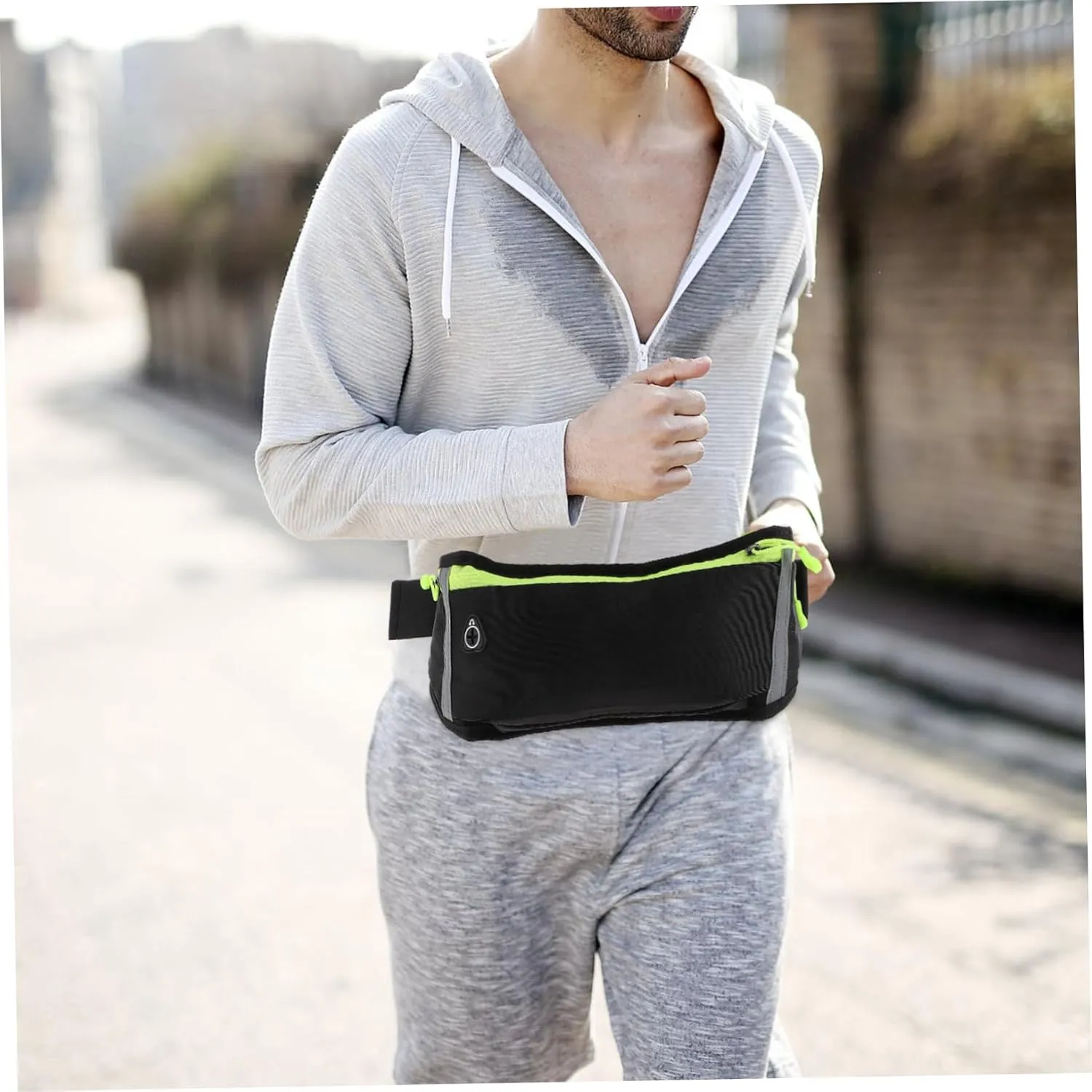 BESPORTBLE 1pc Pack Fashion Sports Waist Bag Ergonomic Design Breathable Material for Jogging Riding and Daily Use Compatible with Smartphones