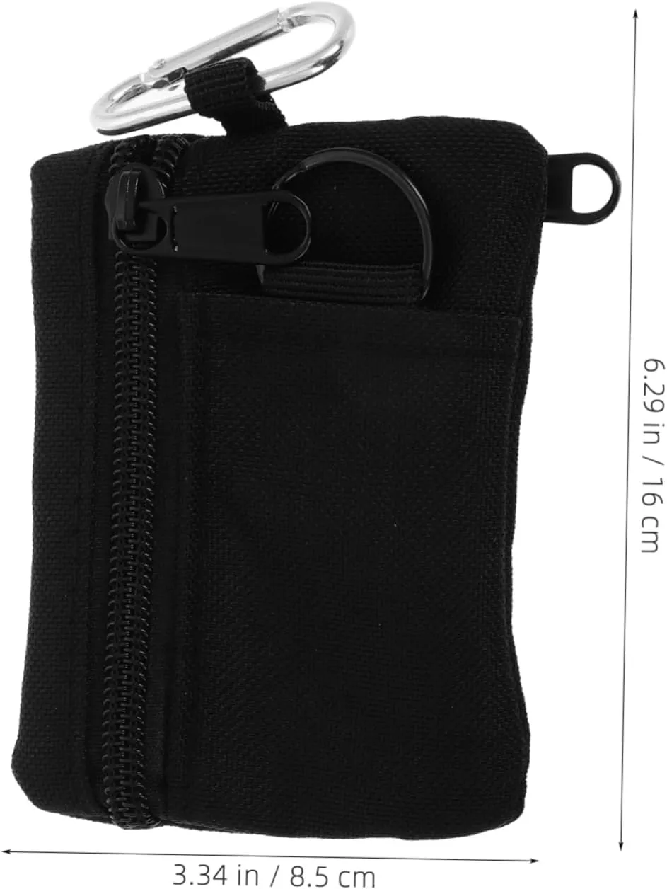 BESTYASH Mini Makeup Bag Army Pouch Electronic Organizer Waist Keychain Keychain Storage Travel Chain Wristlet Accessory Zipper Pouch