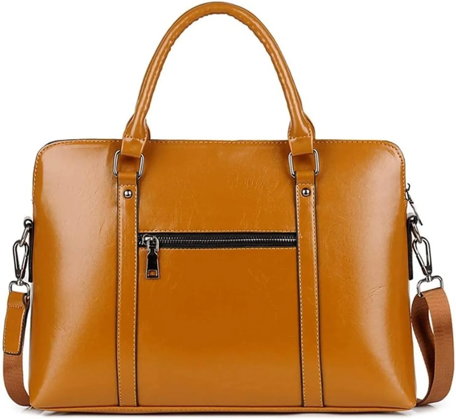 Briefcases Vintage Messenger Handbag,Laptop Handbag Bussiness Shoulder Bag Satchel Case Sleeve for Notebook