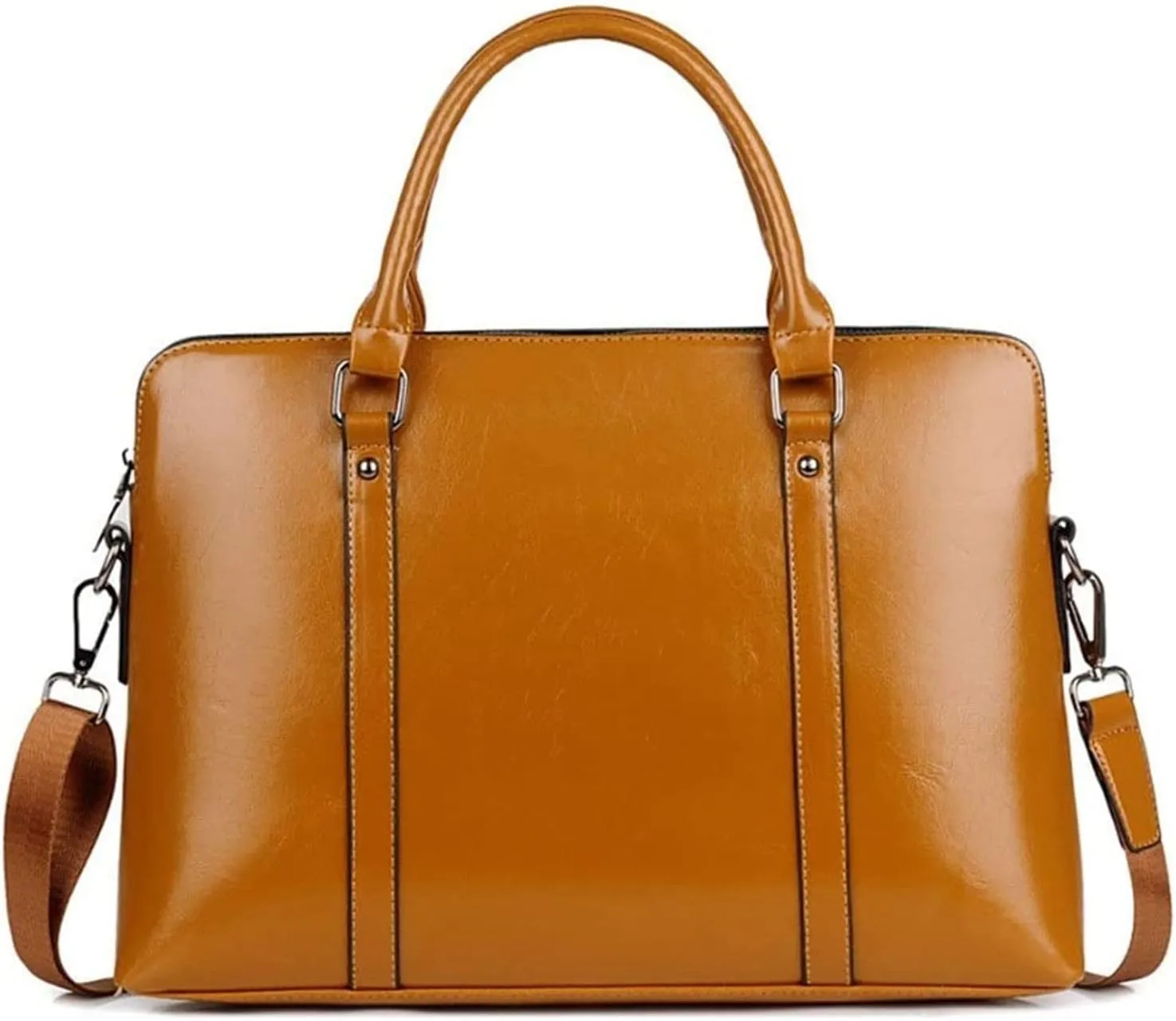 Briefcases Vintage Messenger Handbag,Laptop Handbag Bussiness Shoulder Bag Satchel Case Sleeve for Notebook
