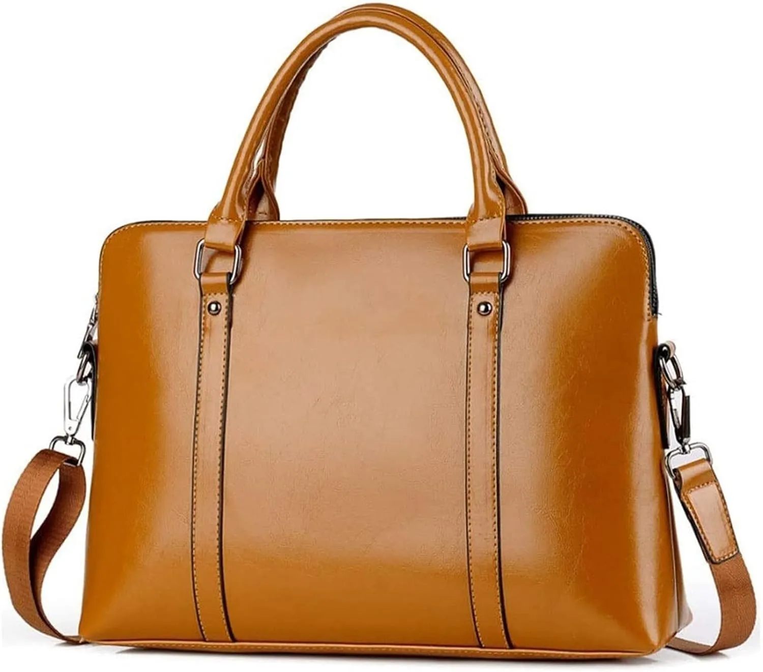 Briefcases Vintage Messenger Handbag,Laptop Handbag Bussiness Shoulder Bag Satchel Case Sleeve for Notebook