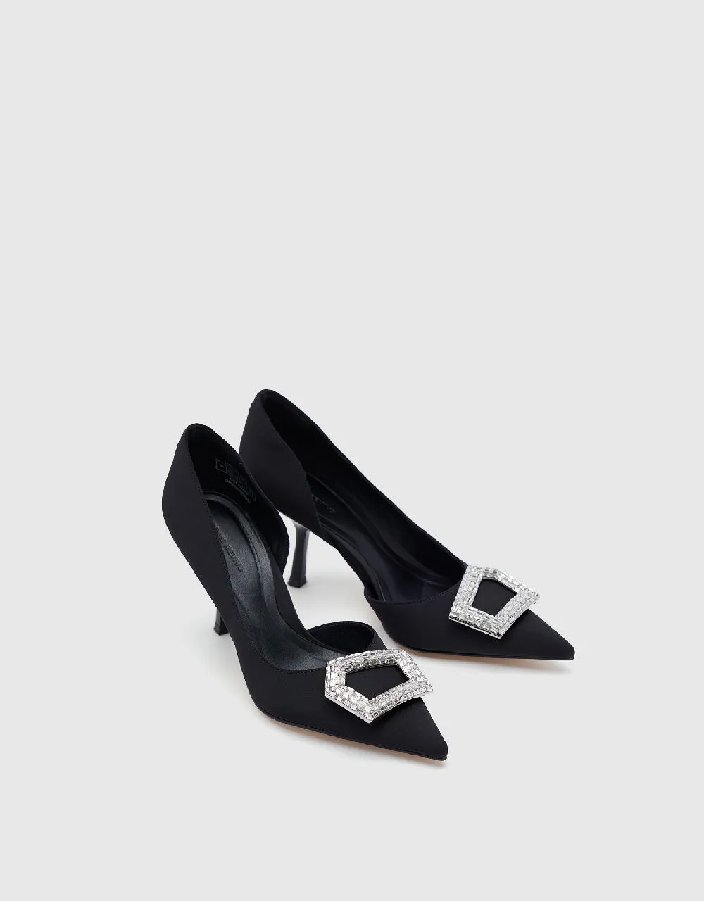 Buckle Décor Heeled Pumps