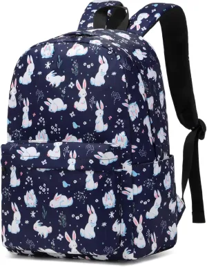 Bunny School Backpack for Girls Women, Kids Teens School Bags College Bookbags Ladies Laptop Backpacks