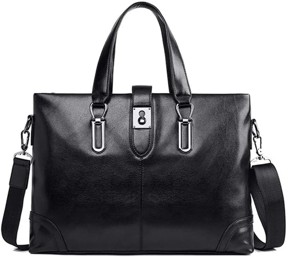 Business bag Men's Briefcase Leather Shoulder bag Briefcases Male Laptop Handbags Messenger Bags