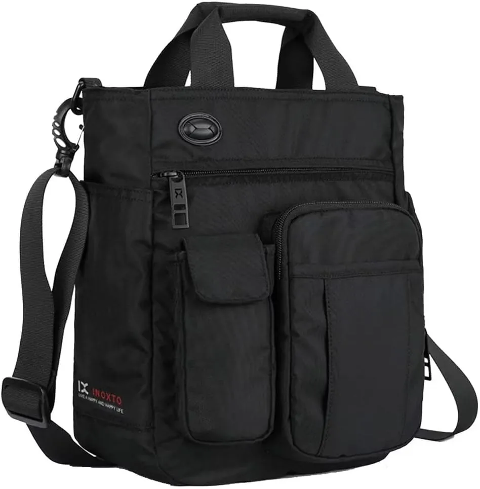 Business Briefcases Multi-Pocket Messenger Crossbody for Men Waterproof Shoulder Large Laptop Satchel