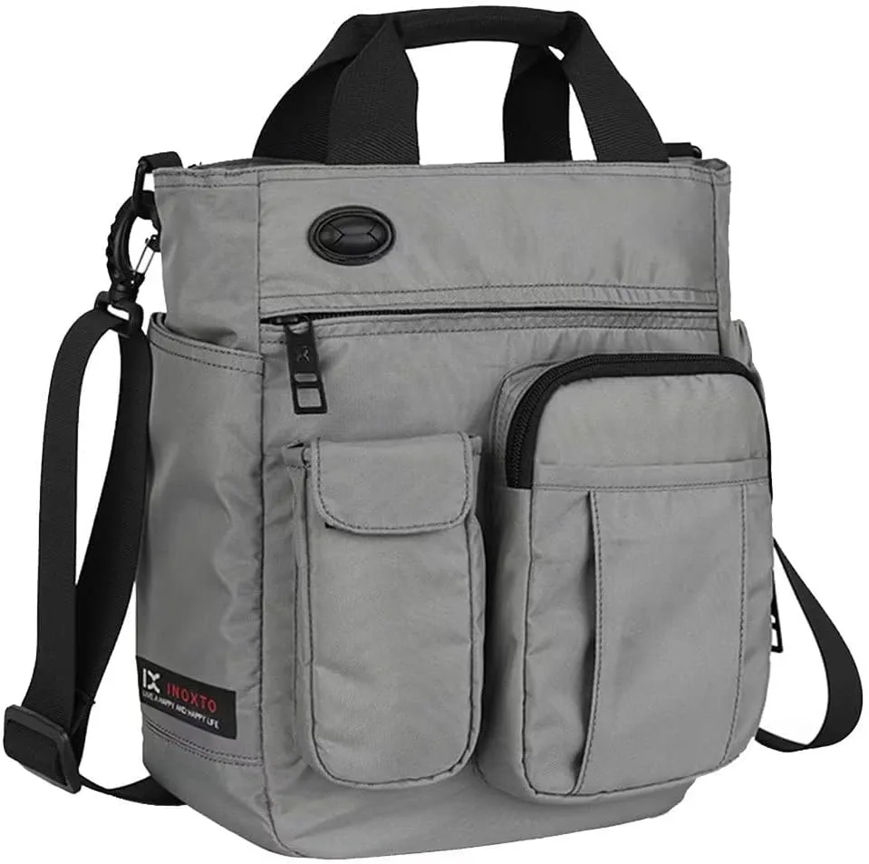 Business Briefcases Multi-Pocket Messenger Crossbody for Men Waterproof Shoulder Large Laptop Satchel