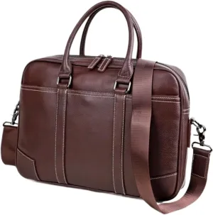 Business Handbags Briefcases Mens Laptop Bags Genuine Leather Carrying Cases Messenger Shoulder Bags