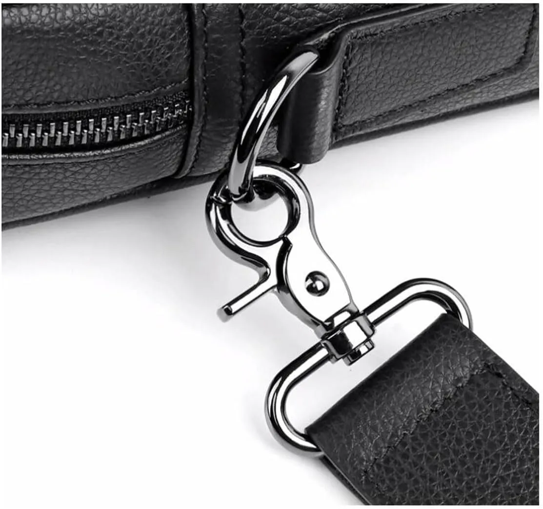 Business Handbags Briefcases Mens Laptop Bags Genuine Leather Carrying Cases Messenger Shoulder Bags